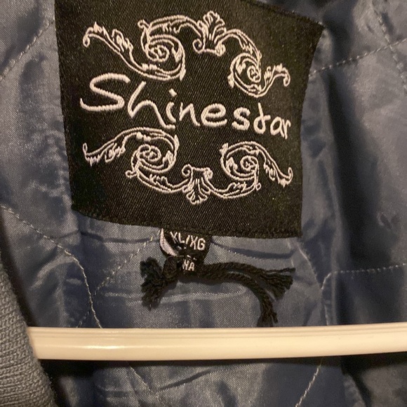 light blue bomber jacket - Picture 2 of 5